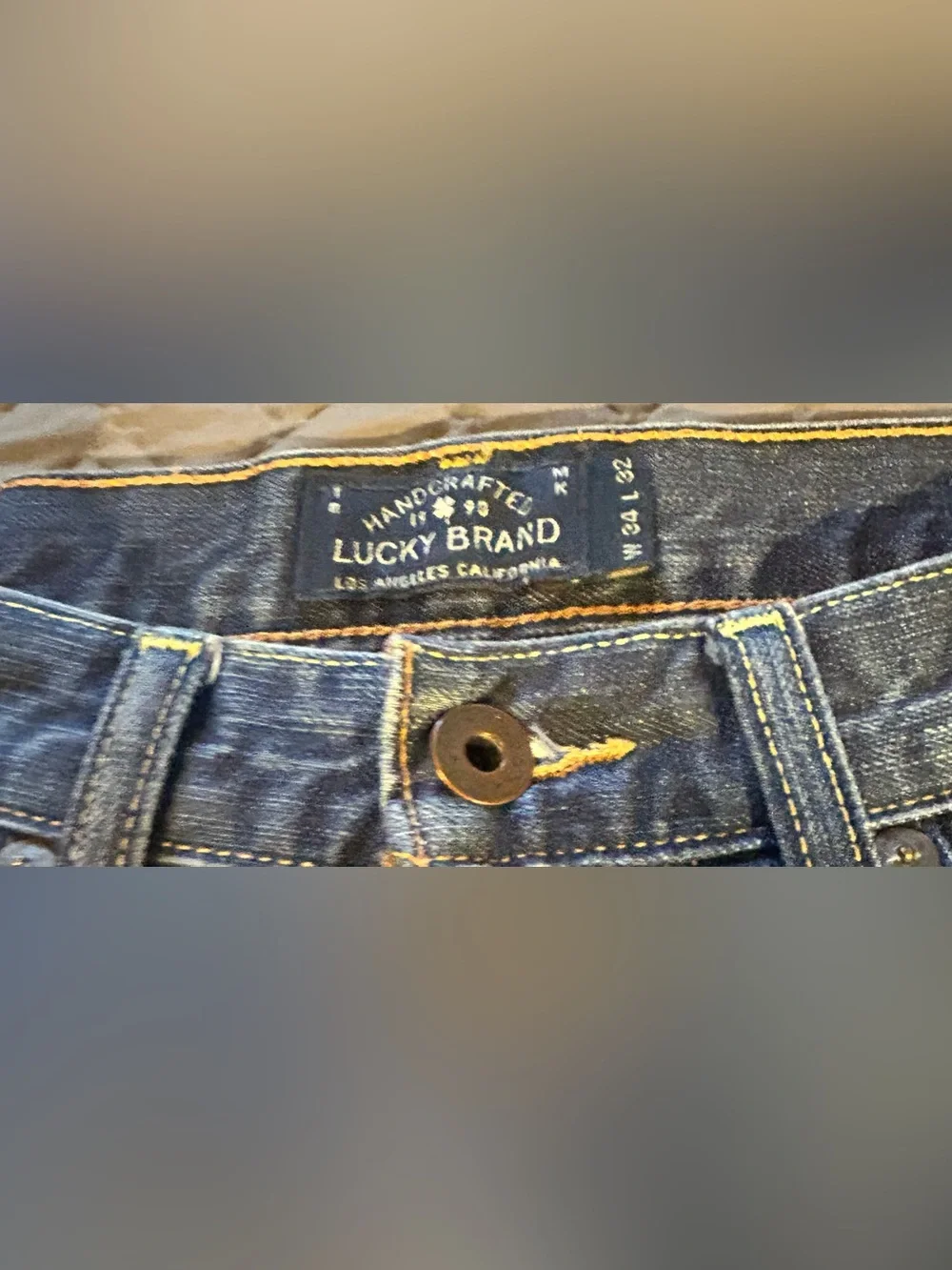 Men’s Lucky Brand Relaxed Fit Blue Washed Jeans 34X31